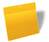 Durable Magnetic Ticket Label Holder Document Pockets - 10 Pack - A4 Yellow