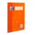 Oxford A4 Schulheft, Lineatur 7 (kariert 7 mm), 32 Blatt, Optik Paper® , geheftet, orange