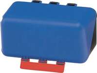 GEBRA Bezpieczny pojemnik do przechowywania SecuBox – Mini niebieski dł. 236 x szer. 1