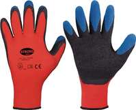 STRONGHAND 0523-10H Handschuhe Tip Grip Größe 10 rot/schwarz/blau EN 388 PSA-Kat