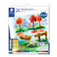 Aquarellfarben karat® 8880 Kartonetui mit 24 sortierten Farben