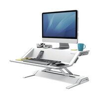 Fellowes Lotus Sit Stand Workstation White 0009901