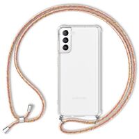 NALIA Necklace Cover with Band compatible with Samsung Galaxy S22 Plus Case, Transparent Anti-Yellow Phonecase & Adjustable Holder Strap, Easy to Carry Crossbody Phone Skin Slim...