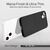 NALIA Extrem Dünnes Hardcase für iPhone 13 Mini, Durchsichtig 0,3mm Schlank Schwarz