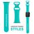 NALIA Bracelet Silicone Smart Watch Strap compatible with Apple Watch Strap Ultra/SE & Series 8/7/6/5/4/3/2/1, 42mm 44mm 45mm 49mm, iWatch Fitness Watch Band for Men & Women Cyan