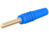 2 mm Stecker, Lötanschluss, 0,5 mm², blau, 22.2609-23