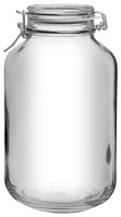 Bügelverschlussglas Fido Herm; 4019ml, 16x27.9 cm (ØxH); transparent; 6 Stk/Pck