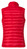 Damen-Steppweste Grid; Kleidergröße XL; rot