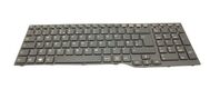 KEYBOARD 10key BLACK W/O Ts UK FUJ:CP733792-XX, Keyboard, UK English, Fujitsu, LIFEBOOK E557 Keyboards (integrated)
