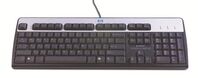 Keyboard (ICELANDIC) 701429-DD1, Full-size (100%), Wired, USB, QWERTY, Black, Silver Tastaturen