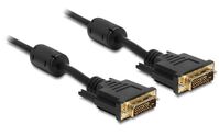 Cable DVI 24+1 male <gt/> DVI 24+1 male 1 m - black DVI-kabels