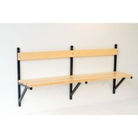 Wall mounted bench