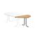 Extension table for folding table