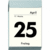 Tagesabreißkalender 301 S 4,1x5,9cm 2025