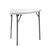 Zown Corner Tables in Grey - Powder Coated Steel & Foldable - Auto Leg Locking