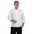 Whites Orlando Unisex Chefs Tunic in White Polycotton with Long Sleeves - XS