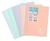 CLAIREFONTAINE Cahier KOVERBOOK BLUSH reliure intégrale couv PP opaque 14,8x21cm 160p 5x5+marge. Assortis