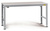 ESD-Arbeitstisch UNIVERSAL Standard Grundtisch mit Melaminplatte, BxTxH = 2500 x 1200 x 763-873 mm | LUK4168.9006
