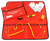ESD-Service Kit SWISS, Handschuhe, isolierte Krokoklemme, rot