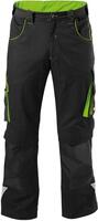 Spodnie FORTIS H 24, czarno-limonkowo-zielone, rozm 34