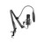 Sandberg Mikrofon - Streamer USB Microphone Kit (fekete; USB; Pop-filter; lökés-csillapító; állítható asztali tartókar)