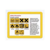Self-adhesive document frames - A5 - Self-adhesive - Yellow