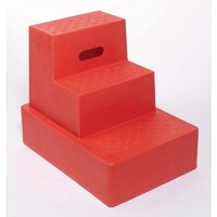 Lightweight static plastic steps