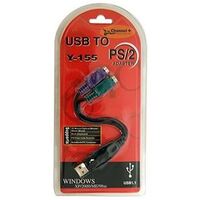 OEM USB A -> 2 PS/2 M/F adapter (XUSBPS2)