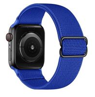 Mybandz Apple Watch 38/40mm állítható rugalma szövet óraszíj kék (APW383005)