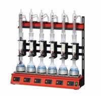 Aparatos de extracción en serie behrotest® para extracción de grasas Soxhlet Tipo R 604 S