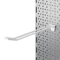 Product Hook / Cantilever Pegwall Hook System / Pegboard Plastic Double Hook "DKS" | 240 mm 200 mm