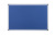 Bi-Office Maya Blaue Filznotiztafel mit Aluminiumrahmen 200x120cm Vorderansicht