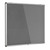 Bi-Office Display Case Enclore Top Hinged Fire Retardant, Grey Felt, Aluminium Frame, 92,4x65,3 cm (8xA4) Left Image Closed