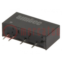 Converter: DC/DC; 1W; Uin: 4.5÷5.5V; Uout: 5VDC; Uout2: -5VDC; SIP7