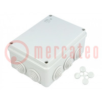 Enclosure: junction box; X: 108mm; Y: 151mm; Z: 66mm; wall mount