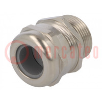 Cable gland; with long thread; M25; 1.5; IP68; brass; 10bar