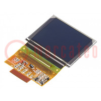 Display: OLED; graphical; 1.8"; 160x128; Dim: 42.7x33.4x2.03mm