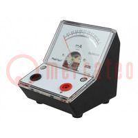 Ammeter; 0÷1mA; 90x106x103mm; 2%; Meter: analogue; 50Ω