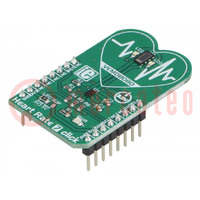 Click board; basetta prototipo; Comp: AFE4404; cardio-sensore