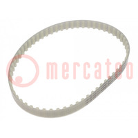 Timing belt; T10; W: 16mm; H: 4.5mm; Lw: 600mm; Tooth height: 2.5mm