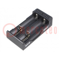 Charger: for rechargeable batteries; Li-Ion; 3A