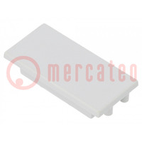 Cap for LED profiles; grey; 2pcs; ABS; VARIO30-04