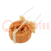 Inductor: wire; THT; 22mH; 4A; 124mΩ; 230VAC; 17.8x18mm; -20÷50%
