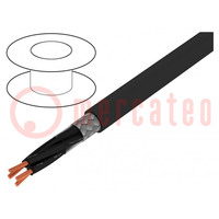 Cable; ÖLFLEX® CLASSIC 115 CY BK; 4x0,5mm2; PVC; negro; 300V,500V