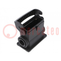 Enclosure: for HDC connectors; Han-Eco® B; size 16B; with latch
