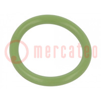 Guarnizione O-ring; FPM; Thk: 3mm; Øint: 21mm; verde; -20÷200°C