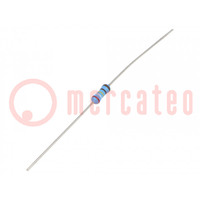 Resistor: thin film; THT; 2.94kΩ; 600mW; ±1%; Ø2.5x6.5mm; 50ppm/°C