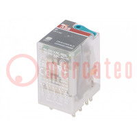 Relay: electromagnetic; 4PDT; Ucoil: 125VDC; Icontacts max: 6A