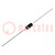 Diode: TVS; 33V; 13,2A; tweerichtings-; ±5%; DO15; 600W; rol,band
