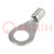 Tip: ring; M8; 4÷6mm2; crimped; for cable; non-insulated; tinned